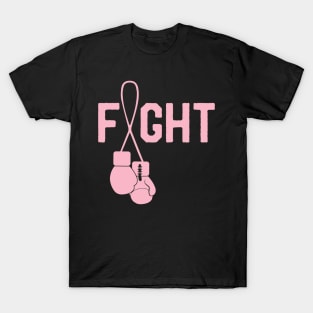 Fight Breast Cancer Awareness Month Ribbon Survivor Fighter T-Shirt